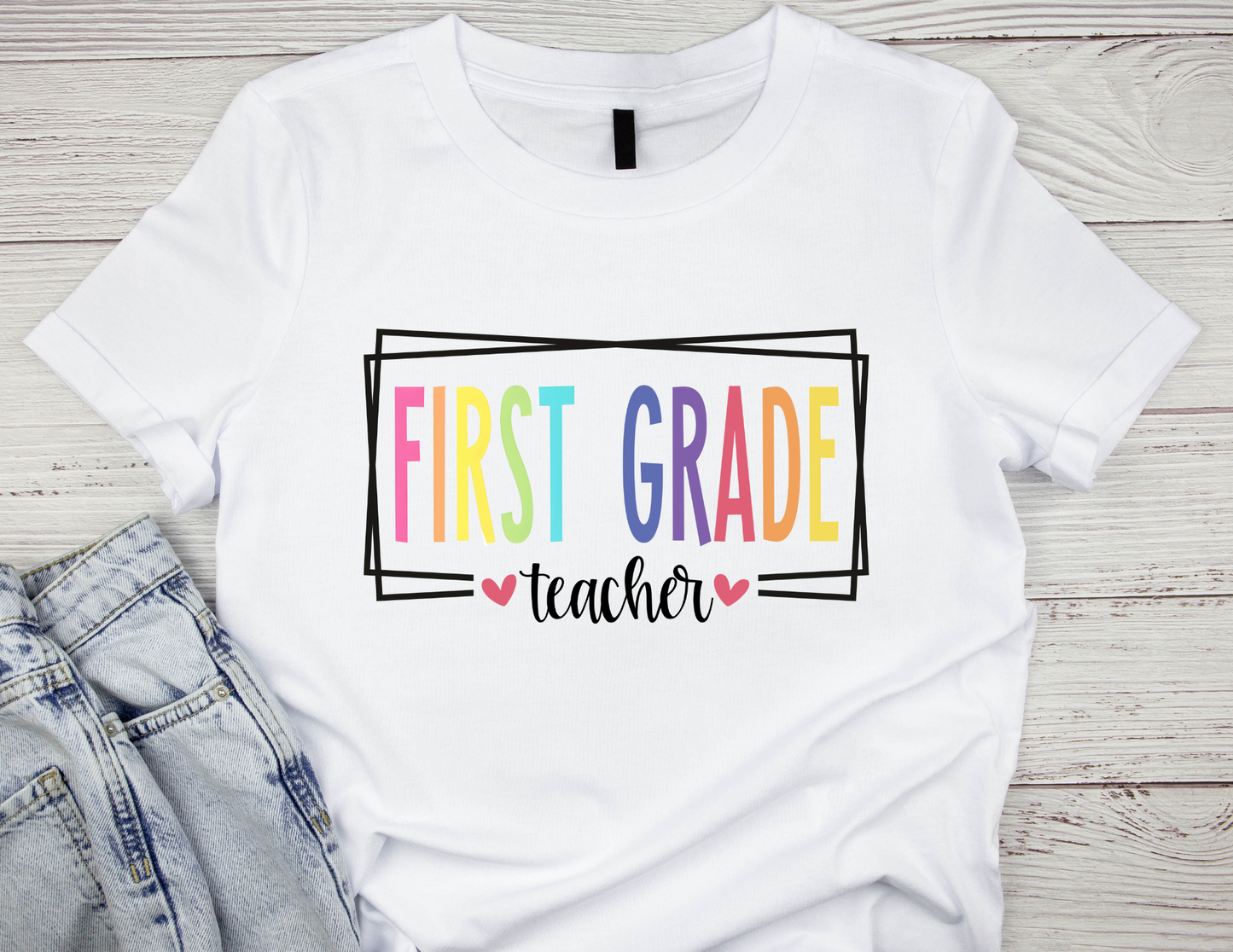 Principal, Paraprofessional and grade level t-shirts