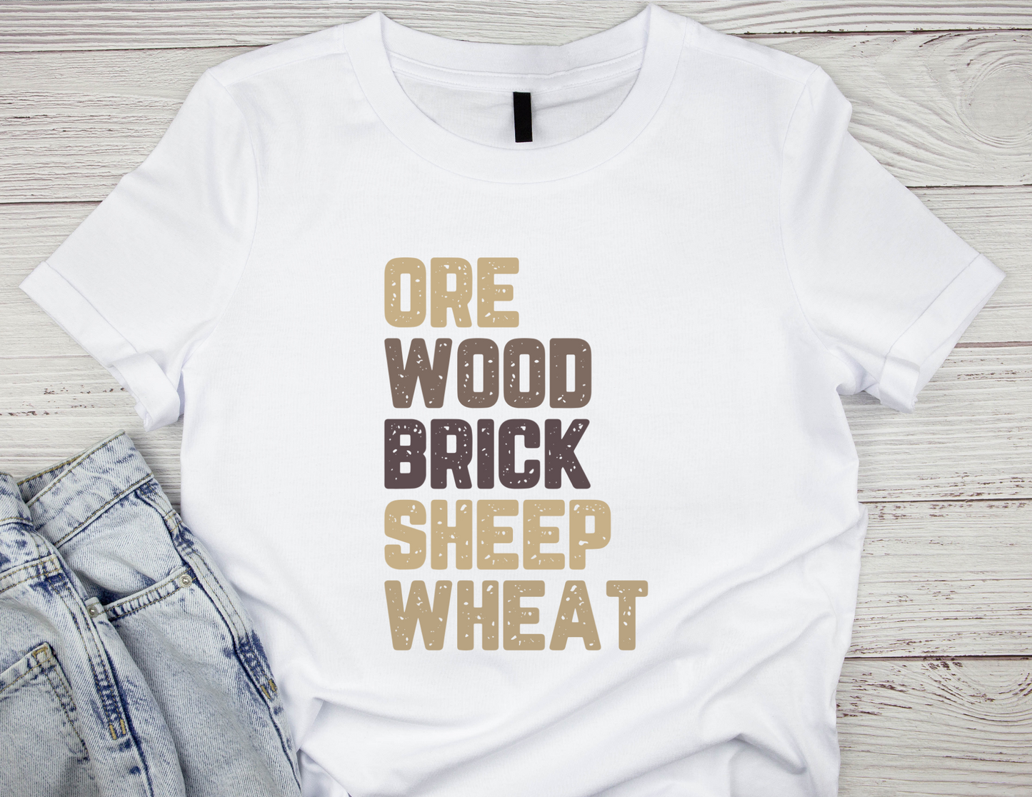 Board Game T, ore, wood, brick....