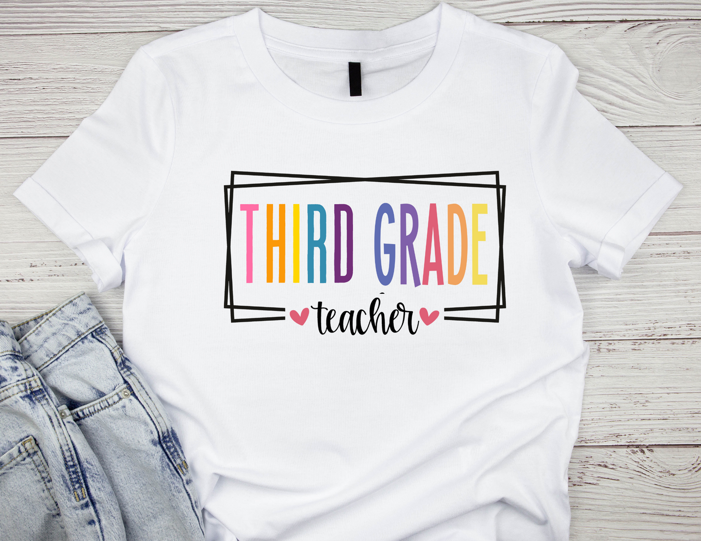 Principal, Paraprofessional and grade level t-shirts