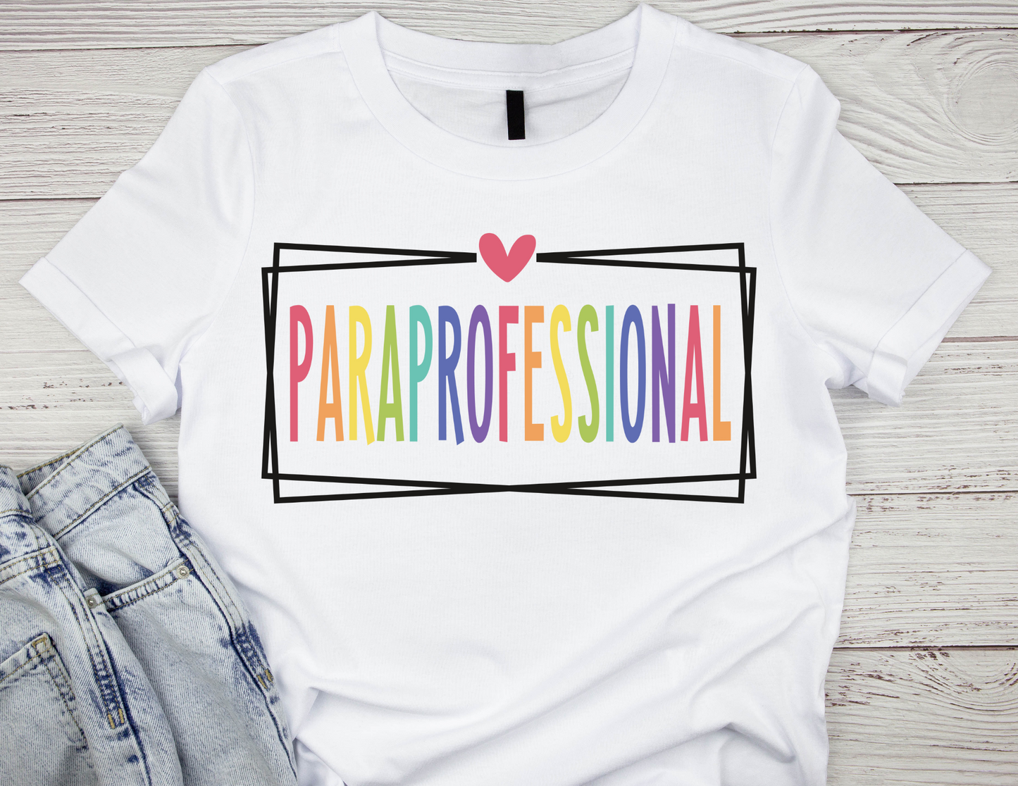 Principal, Paraprofessional and grade level t-shirts