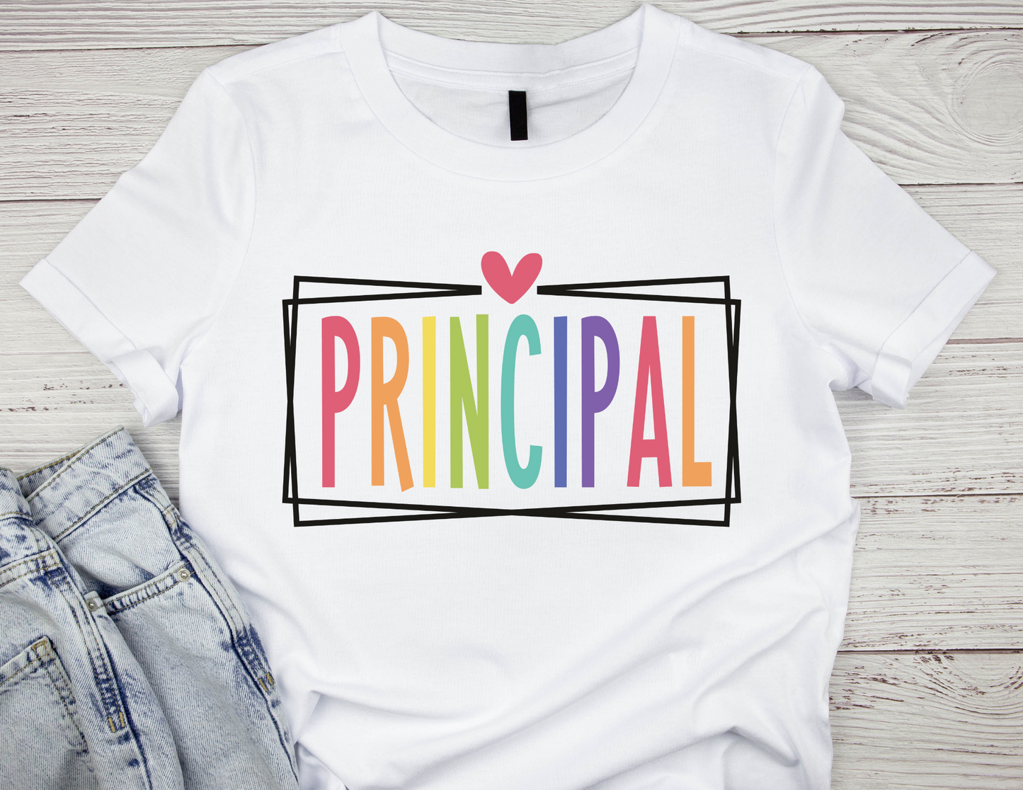 Principal, Paraprofessional and grade level t-shirts