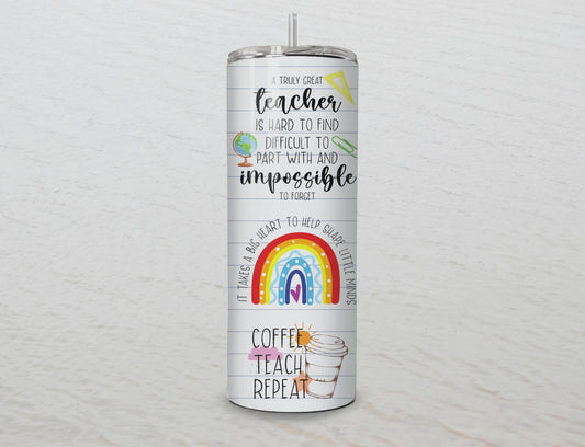 Teacher Life Tumbler 20 oz